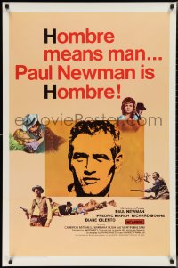 2k1060 HOMBRE 1sh 1966 Paul Newman, Martin Ritt, Fredric March, it means man!