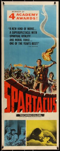2k0749 SPARTACUS insert 1961 classic Stanley Kubrick & Kirk Douglas epic!