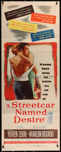 2k0751 STREETCAR NAMED DESIRE insert 1951 Marlon Brando, Vivien Leigh, Elia Kazan classic!