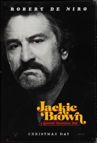 2k1099 JACKIE BROWN teaser 1sh 1997 Quentin Tarantino, great close portrait of Robert De Niro!