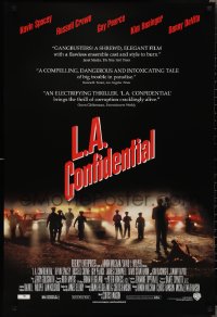 2k1126 L.A. CONFIDENTIAL 1sh 1997 Basinger, Spacey, Crowe, Pearce, police arrive in film's climax!