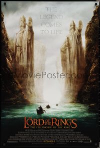 2k1151 LORD OF THE RINGS: THE FELLOWSHIP OF THE RING advance DS 1sh 2001 J.R.R. Tolkien, Argonath!