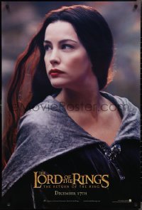 2k1157 LORD OF THE RINGS: THE RETURN OF THE KING teaser DS 1sh 2003 sexy Liv Tyler as Arwen!