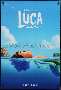 2k1162 LUCA advance DS 1sh 2021 Walt Disney CGI, Jacob Tremblay in title role, fantastic image!
