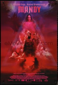 2k1171 MANDY DS 1sh 2018 Nicolas Cage, Andrea Riseborough in the title role, surreal horror!
