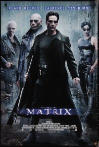 2k0106 MATRIX 27x40 video poster 1999 Keanu Reeves, Carrie-Anne Moss, Laurence Fishburne, Wachowskis