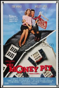 2k1187 MONEY PIT 1sh 1986 Steven Spielberg, Tom Hanks & Shelley Long are deeply in love & debt!