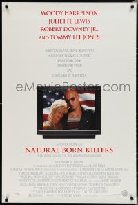 2k1203 NATURAL BORN KILLERS DS 1sh 1994 Oliver Stone, Woody Harrelson & Juliette Lewis on TV!