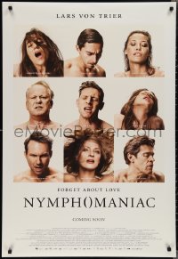 2k1213 NYMPHOMANIAC VOLUME I advance DS 1sh 2013 Lars von Trier, Uma Thurman, sexy cast portraits!