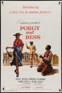 2k1242 PORGY & BESS 1sh 1959 Sidney Poitier, Dorothy Dandridge & Sammy Davis Jr, TODD-AO!