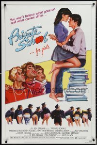 2k1247 PRIVATE SCHOOL 1sh 1983 Cates, Modine, you won't believe what goes on & what comes off!