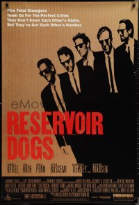 2k1263 RESERVOIR DOGS 1sh 1992 Quentin Tarantino classic, Keitel, Buscemi, Madsen & Tim Roth!