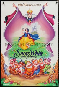 2k1313 SNOW WHITE & THE SEVEN DWARFS DS 1sh R1993 Disney animated cartoon fantasy classic!