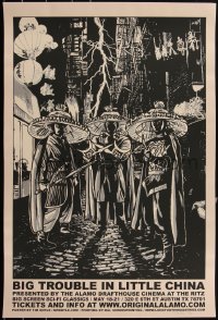 2k0006 BIG TROUBLE IN LITTLE CHINA artist signed #52/90 24x36 art print 2008 Timothy Doyle, silver!