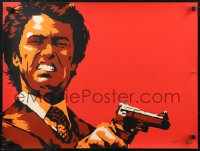 2k0014 DIRTY HARRY signed #71/100 18x24 art print 2011 by Perkins, art of Eastwood pointing .44!