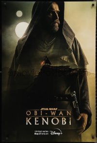 2k0119 OBI-WAN KENOBI DS tv poster 2022 Star Wars, Disney+, Ewan McGregor w/ image of Darth Vader!