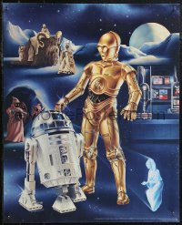 2k0184 STAR WARS droids style 19x23 special poster 1978 Goldammer art, Procter & Gamble tie-in!