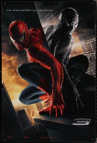 2k1325 SPIDER-MAN 3 teaser DS 1sh 2007 Sam Raimi, greatest battle within, Maguire in red/black suits!