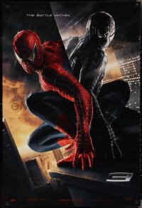 2k1324 SPIDER-MAN 3 teaser DS 1sh 2007 Sam Raimi, battle within, Maguire in red/black suits!
