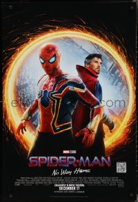 2k1332 SPIDER-MAN: NO WAY HOME int'l advance DS 1sh 2021 great action image w/ Tom Holland in title role!