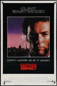 2k1354 SUDDEN IMPACT 1sh 1983 Clint Eastwood is at it again as Dirty Harry, great image!