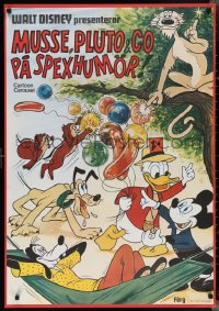 2k0262 WALT DISNEY'S CARTOON CAROUSEL Swedish R1982 Mickey Mouse, Donald Duck and more!