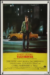 2k1363 TAXI DRIVER 1sh 1976 classic Peellaert art of Robert De Niro, directed by Martin Scorsese!