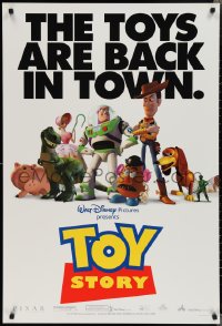2k1386 TOY STORY DS 1sh 1995 Disney & Pixar cartoon, great images of Buzz Lightyear, Woody & cast!