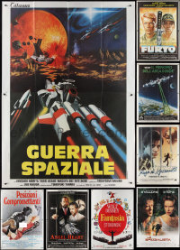 2m0107 LOT OF 12 FOLDED ITALIAN TWO-PANELS 1970s-1990s great images from a variety of movies!