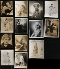 2m0687 LOT OF 13 8X10 PORTRAIT STILLS 1940s-1950s beautiful leading & supporting ladies!