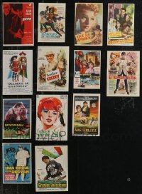 2m0723 LOT OF 13 SPANISH HERALDS 1960s-1970s great images from a variety of different movies!