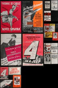 2m0124 LOT OF 15 1940S UNITED ARTISTS DRAMA PRESSBOOKS 1940s advertising for several movies!