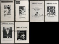 2m0137 LOT OF 6 WARNER BROTHERS FOREIGN CLASSICS PRESSBOOKS 1950s-1970s advertising for several movies!