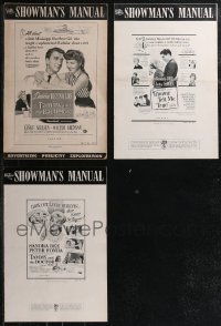2m0146 LOT OF 3 UNIVERSAL TAMMY PRESSBOOKS 1950s-1960s Debbie Reynolds & Sandra Dee movies!