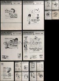 2m0115 LOT OF 25 MGM COMEDIES PRESSBOOKS 1950s-1970s advertising for a variety of movies!