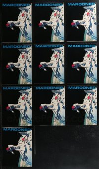 2m0560 LOT OF 10 MAROONED SOUVENIR PROGRAM BOOKS 1969 Gregory Peck, Richard Crenna, John Sturges