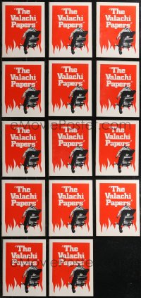 2m0558 LOT OF 14 VALACHI PAPERS SOUVENIR PROGRAM BOOKS 1972 Charles Bronson, Ventura, Wiseman