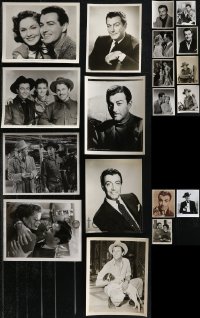 2m0669 LOT OF 19 ROBERT TAYLOR 8X10 STILLS 1930s-1960s great portraits & scenes from his movies!