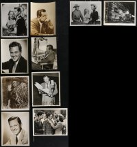 2m0692 LOT OF 10 WILLIAM HOLDEN 8X10 STILLS 1930s-1950s great portraits & scenes from his movies!