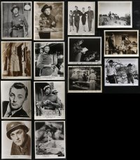 2m0681 LOT OF 14 ROBERT MITCHUM 8X10 STILLS 1940s-1960s great portraits & scenes from his movies!