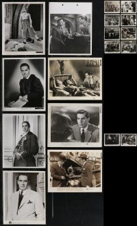 2m0672 LOT OF 18 TYRONE POWER 8X10 STILLS 1930s-1950s great portraits & scenes from his movies!
