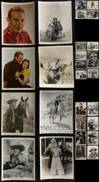 2m0651 LOT OF 36 RANDOLPH SCOTT COLOR & BLACK & WHITE 8X10 STILLS 1930s-1950s scenes & portraits!