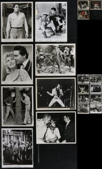 2m0671 LOT OF 19 ELVIS PRESLEY COLOR & BLACK & WHITE 8X10 STILLS 1950s-1970s scenes & portraits!