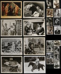 2m0661 LOT OF 24 STEWART GRANGER COLOR & BLACK & WHITE 8X10 STILLS 1950s-1970s scenes & portraits!