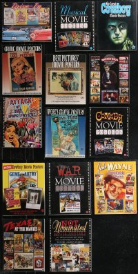 2m0545 LOT OF 14 BRUCE HERSHENSON MOVIE POSTER BOOKS 1990s-2000s filled with color poster images!