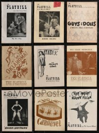 2m0720 LOT OF 9 BROADWAY PLAYBILLS 1950s images & information for a variety of different shows!