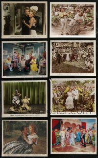 2m0679 LOT OF 15 COLOR 8X10 STILLS 1950s great scenes from a variety of different movies!