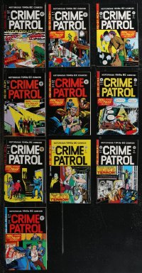 2m0397 LOT OF 10 CRIME PATROL EC REPRINTS COMPLETE SET COMIC BOOKS 2000s like the 1940s comics!