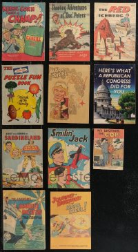 2m0373 LOT OF 11 GIVEAWAY PROMOTIONAL COMIC BOOKS 1950s-1970s Sardineland, Smilin' Jack & more!