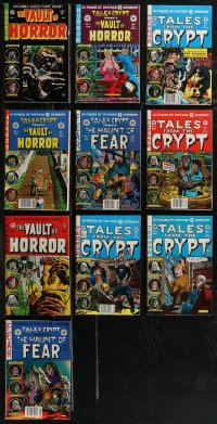 2m0398 LOT OF 10 64-PAGE EC REPRINTS COMIC BOOKS 1990s Vault of Horror, Tales from the Crypt & more!